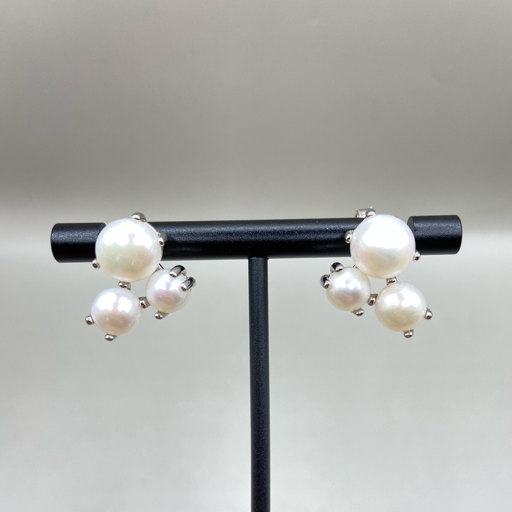 Honora Freshwater Pearl Cluster Post Earrings